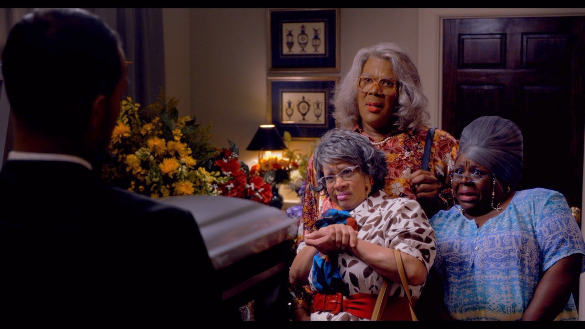 Tyler Perry Cracks Jokes In A Madea Family Funeral Clip Video
