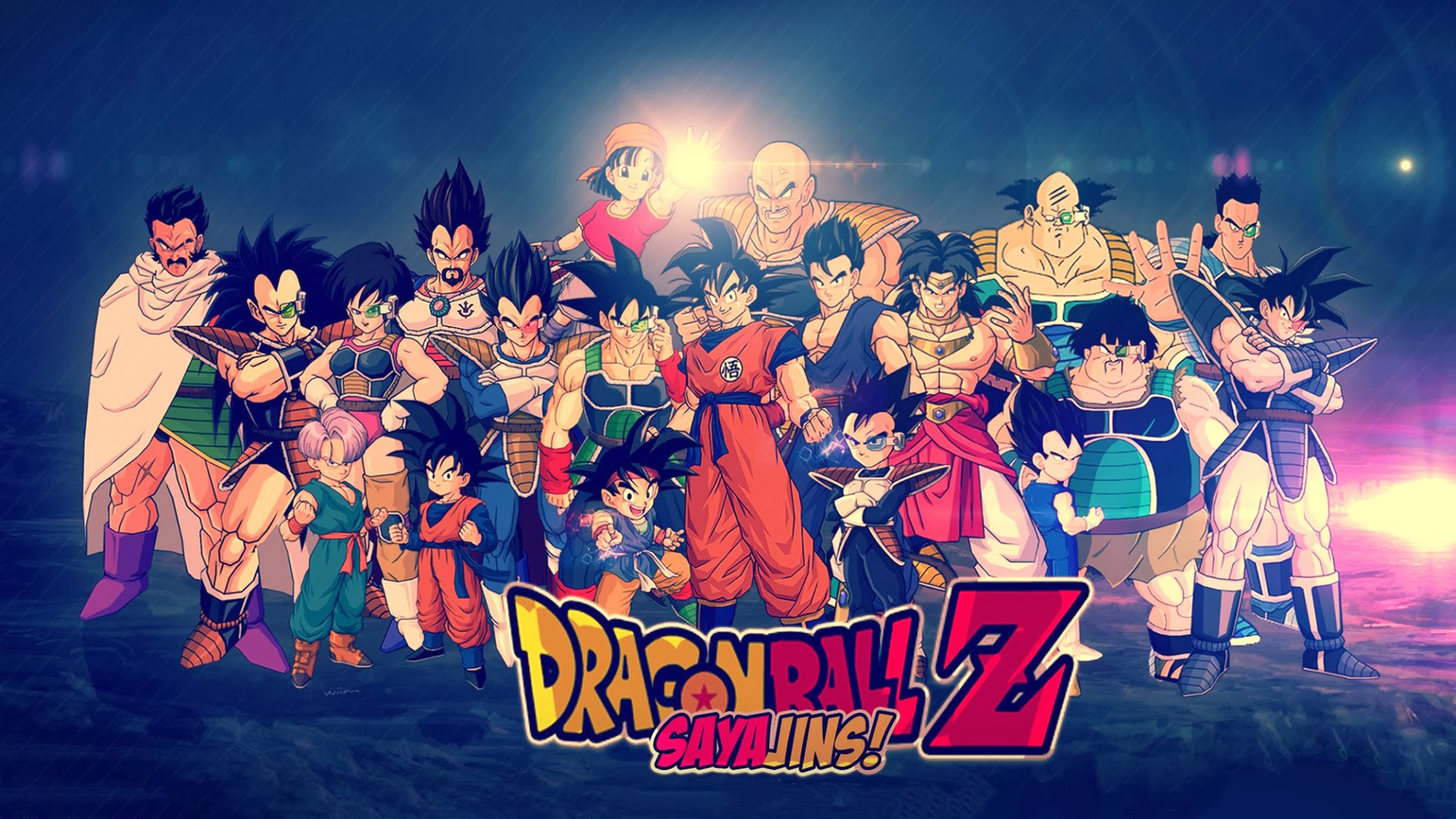 Dragon Ball Z Sayajins HD Wallpaper Background Image