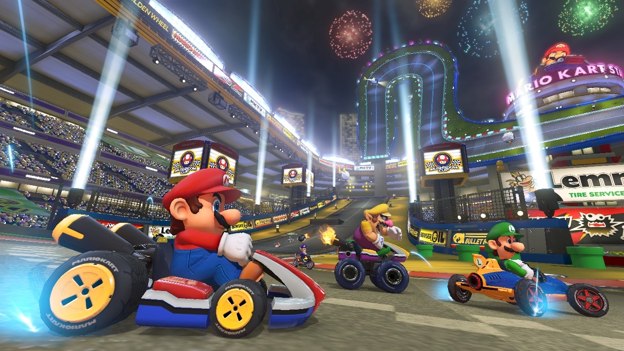 Mario Kart Desktop Wallpaper Of Video Game