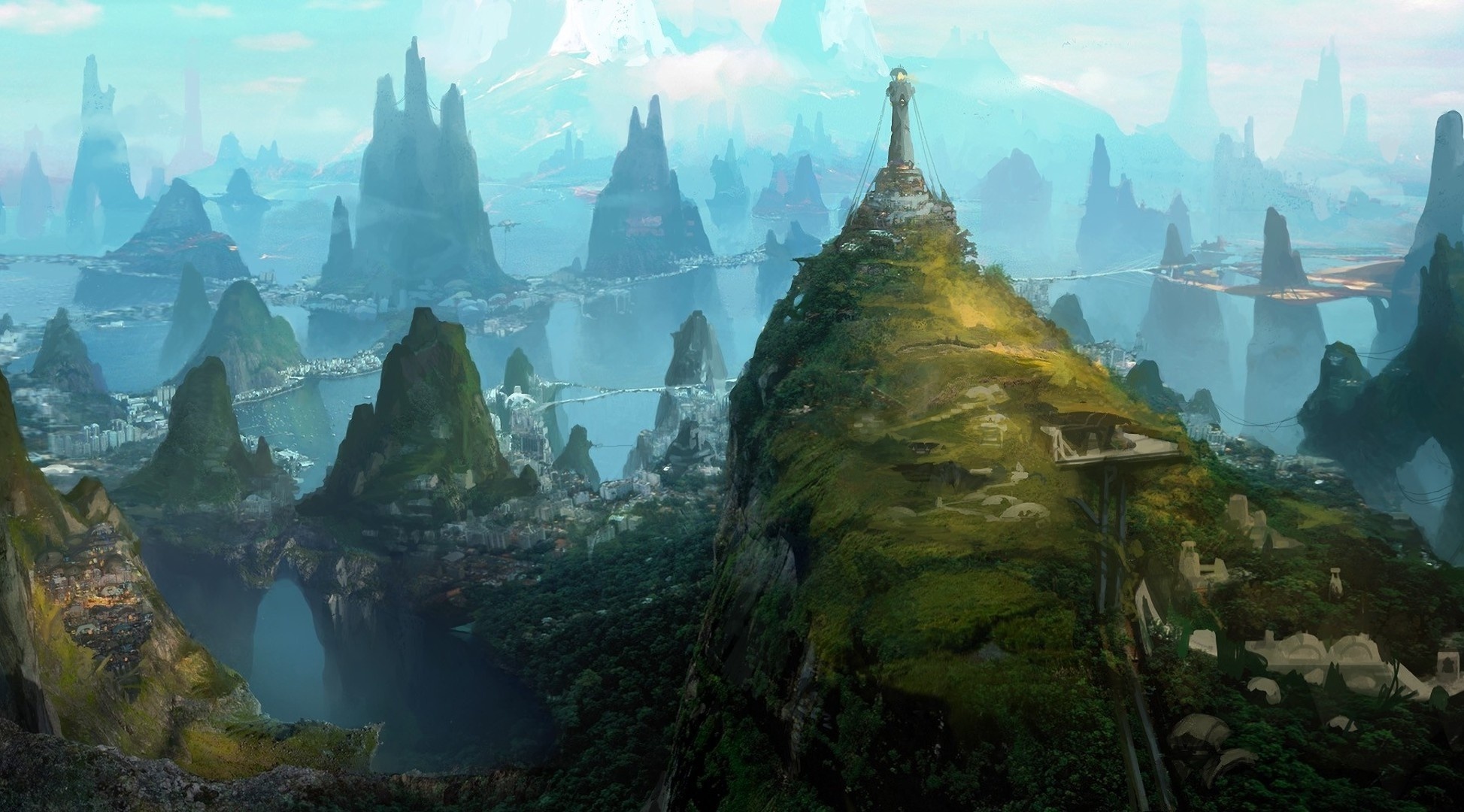 Fantasy Landscape Widescreen HD Wallpaper Amazing