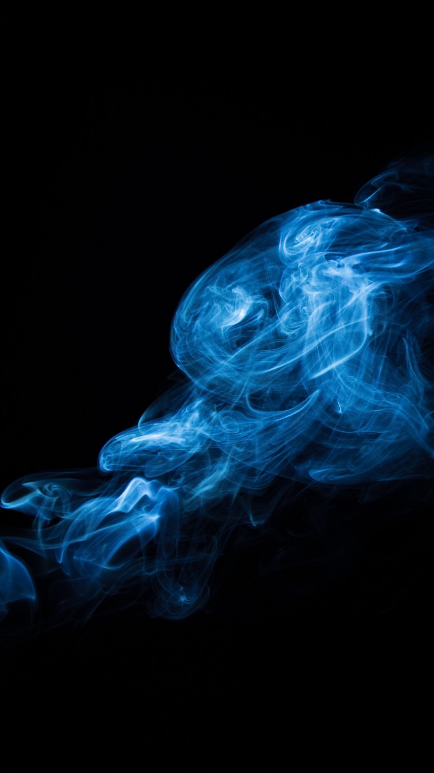 Blue Smoke Wallpaper