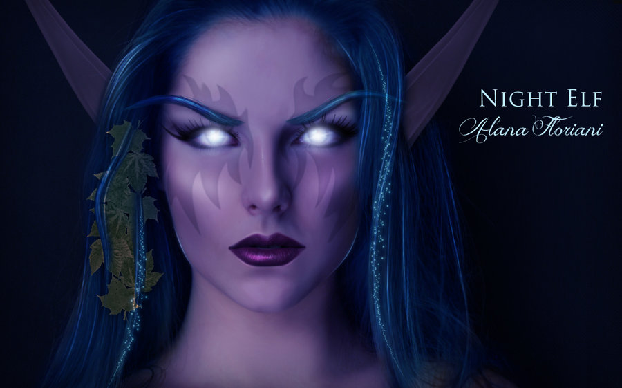 Night Elf World Of Warcraft By Lanaarts