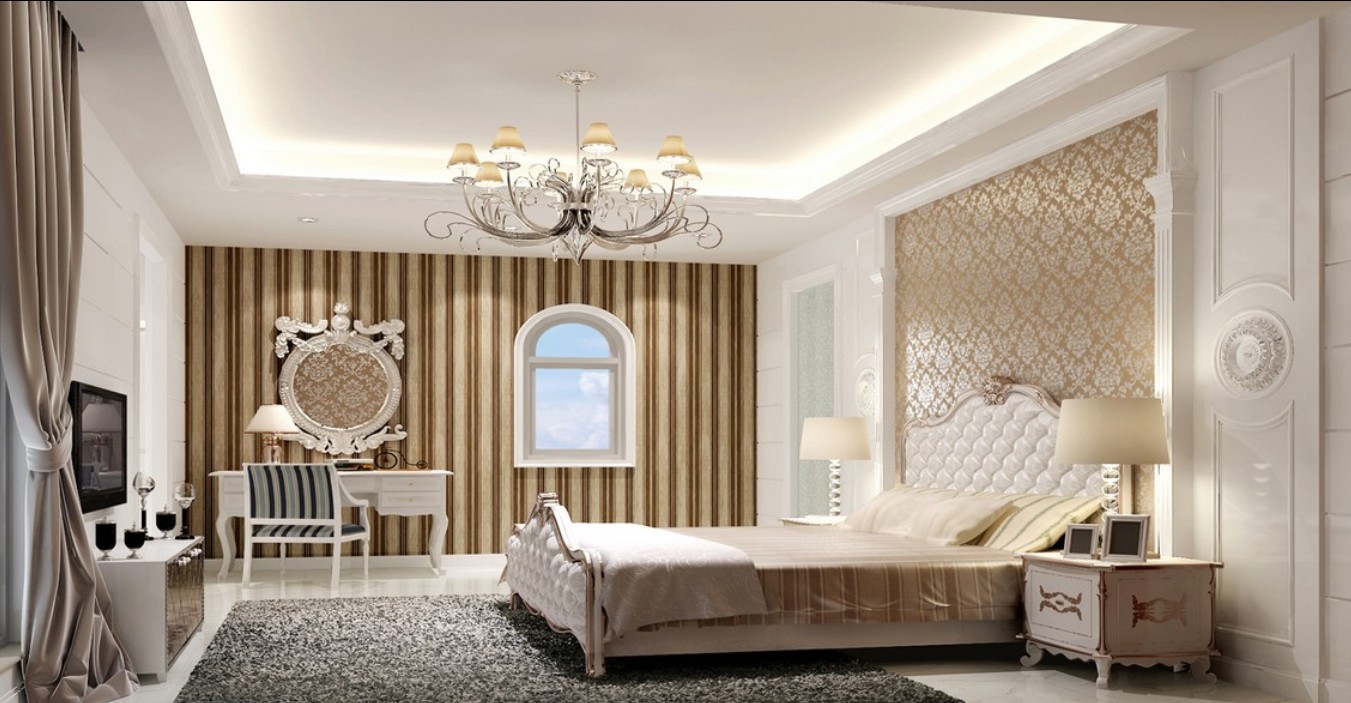 Modern European Elegant Bedroom Interior Design