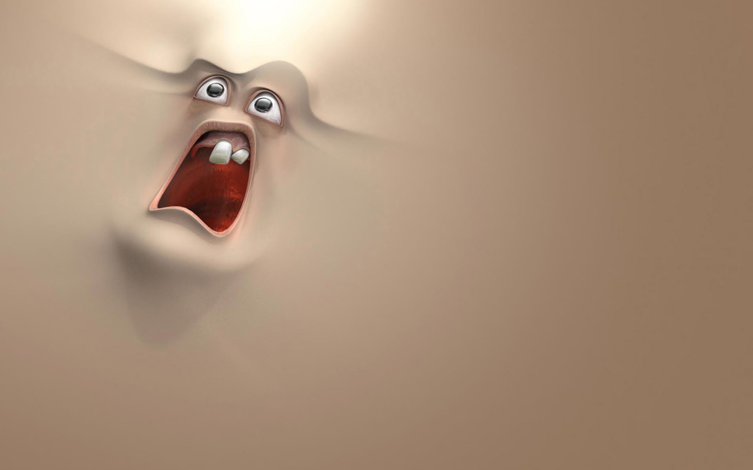 HD Funny Face Cartoon 3d Animated Wallpaper