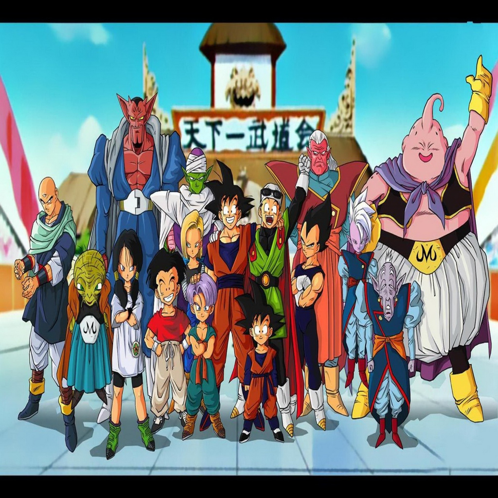 Dragon Ball Z Cast Wallpaper 281 Retina iPad - Wallpaper - HD