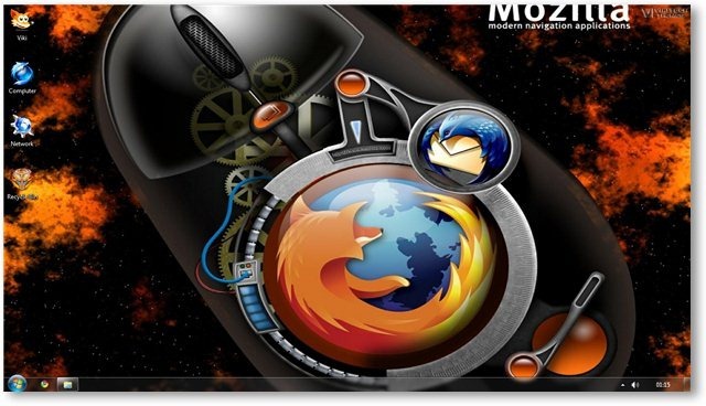 The Firefox Wallpaper Mozilla