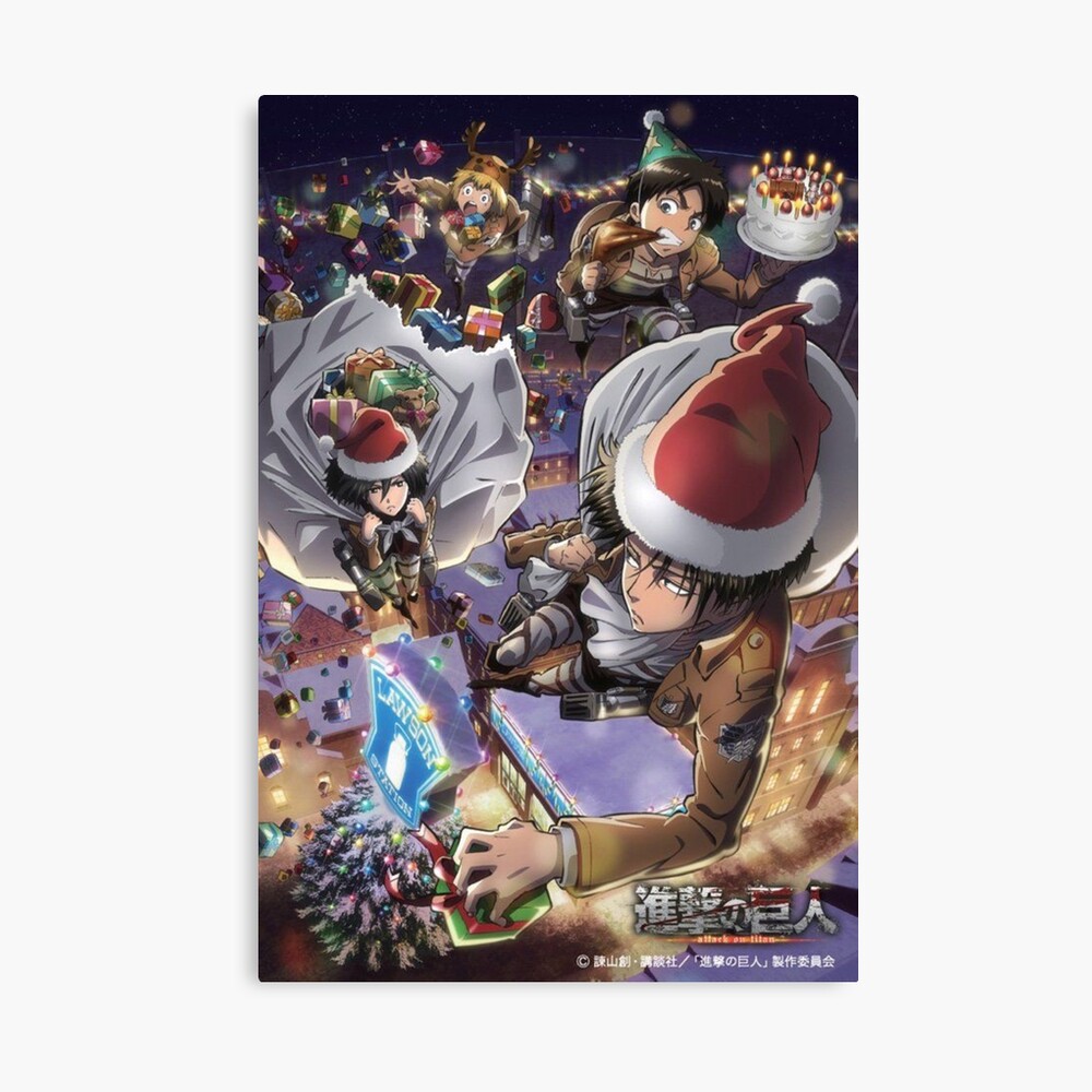 Attack On Titan Christmas S Print By Onizukart