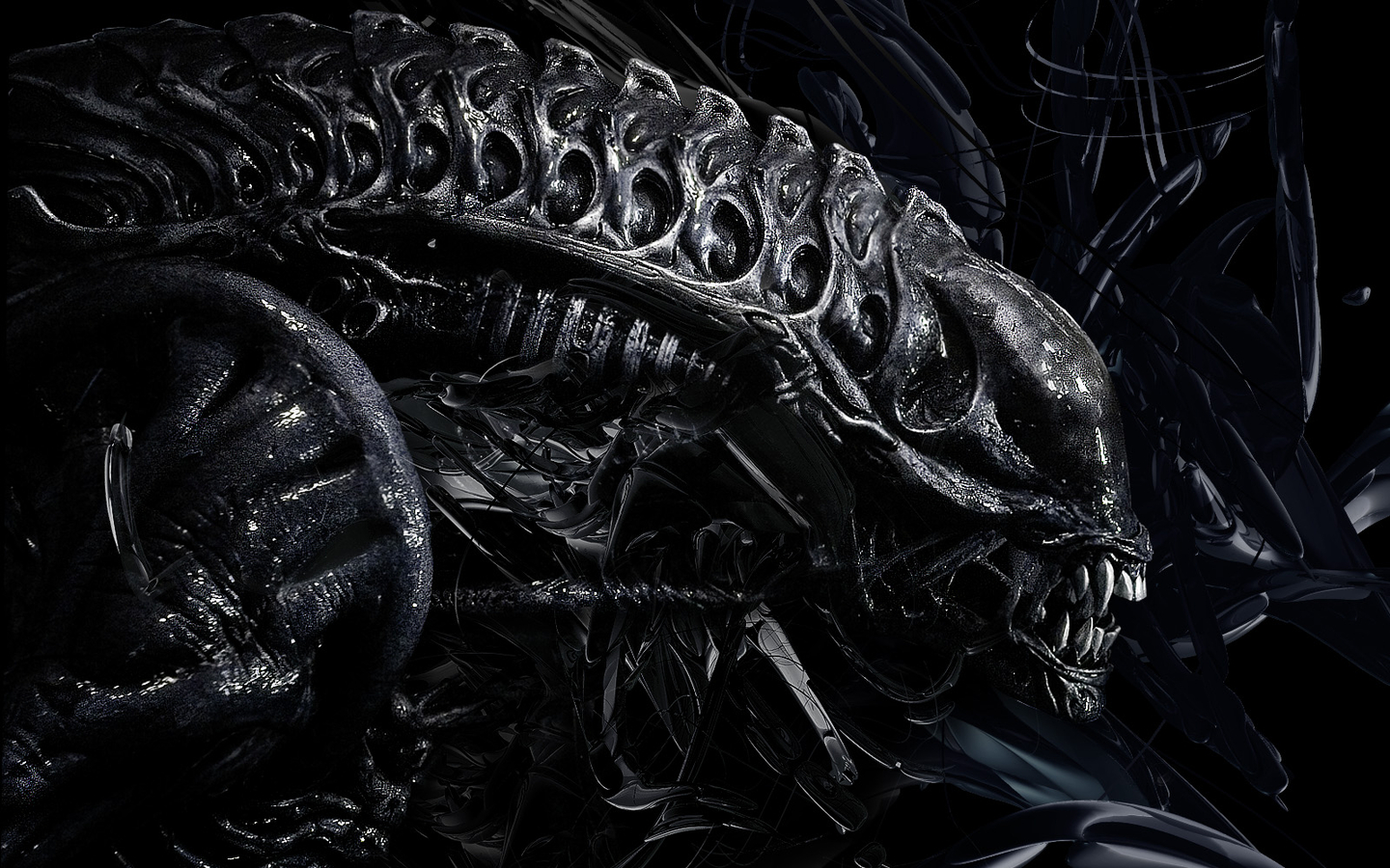 Windows Alien Theme With Aliens Colonial Marines Wallpaper