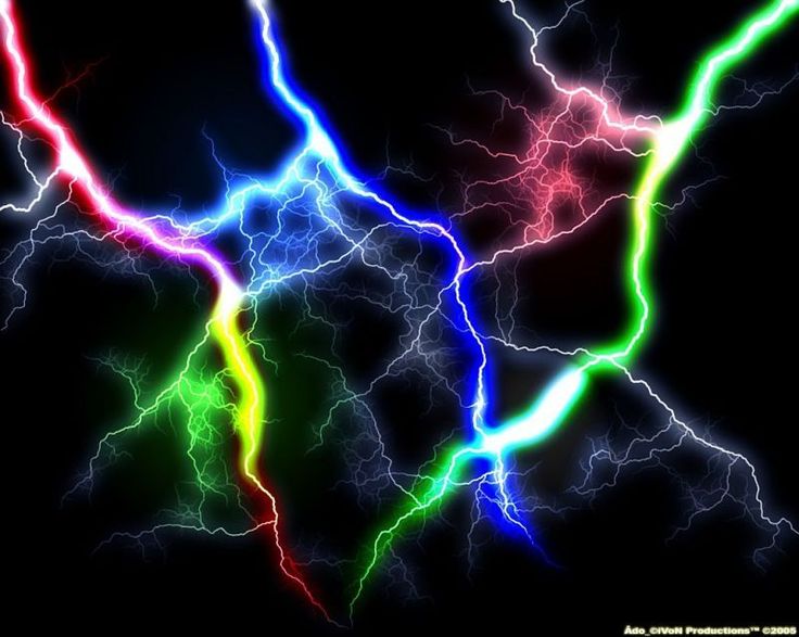 Background Colors Lightning Cool And