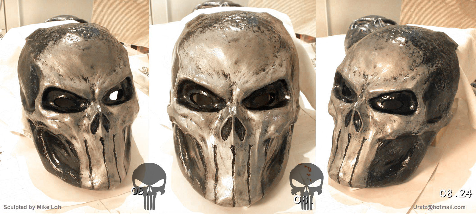 Punisher Skull Mask Clean By Uratz Studios