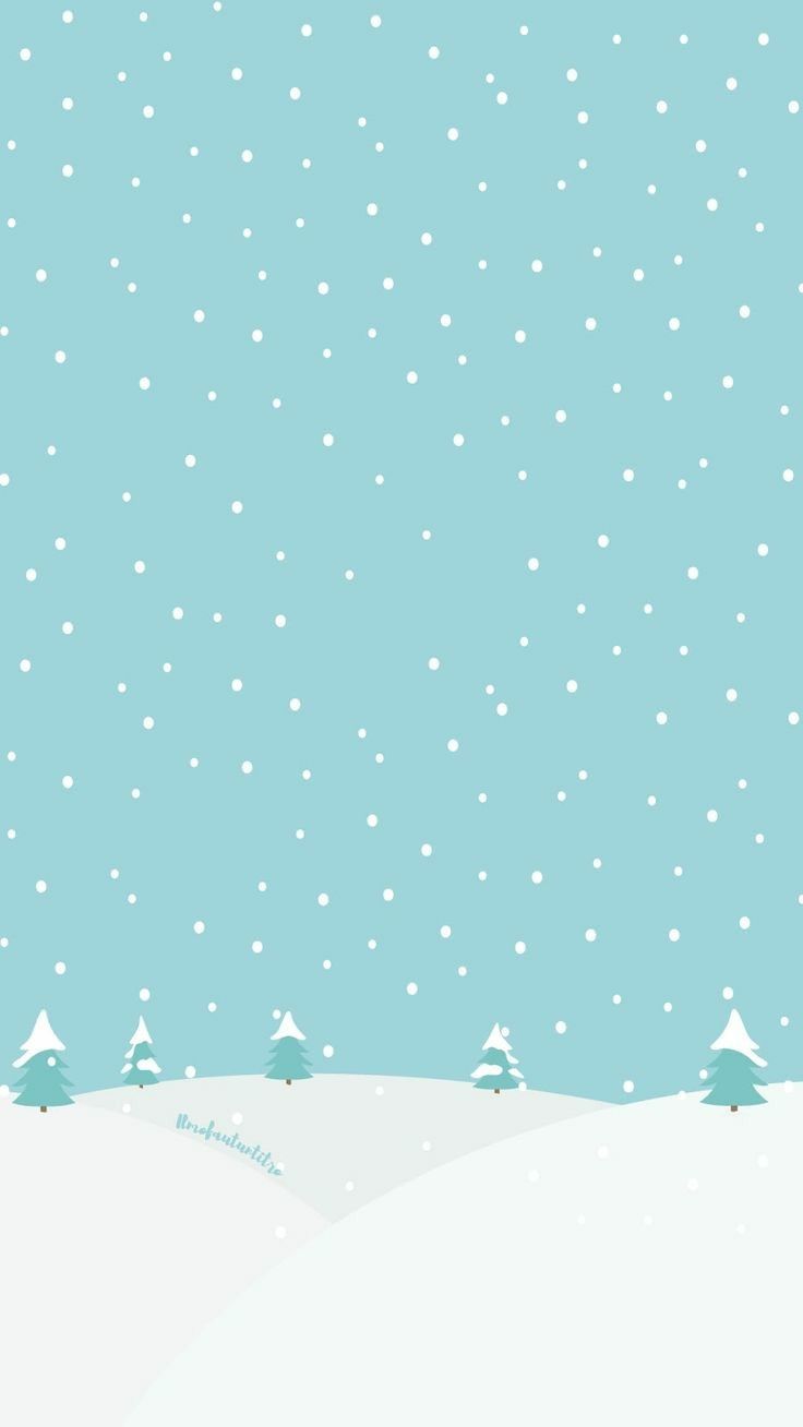 Snowy Hills Phone Wallpaper Christmas