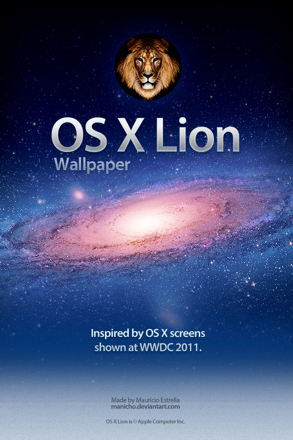 Mac Os X Lion Wallpaper By Mauricioestrella