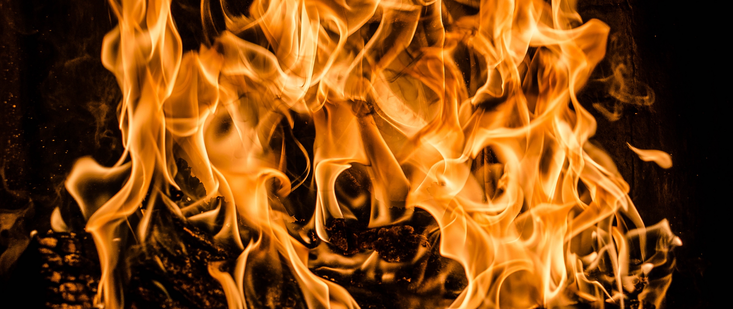 Wallpaper Bonfire Fire Firewood Flame