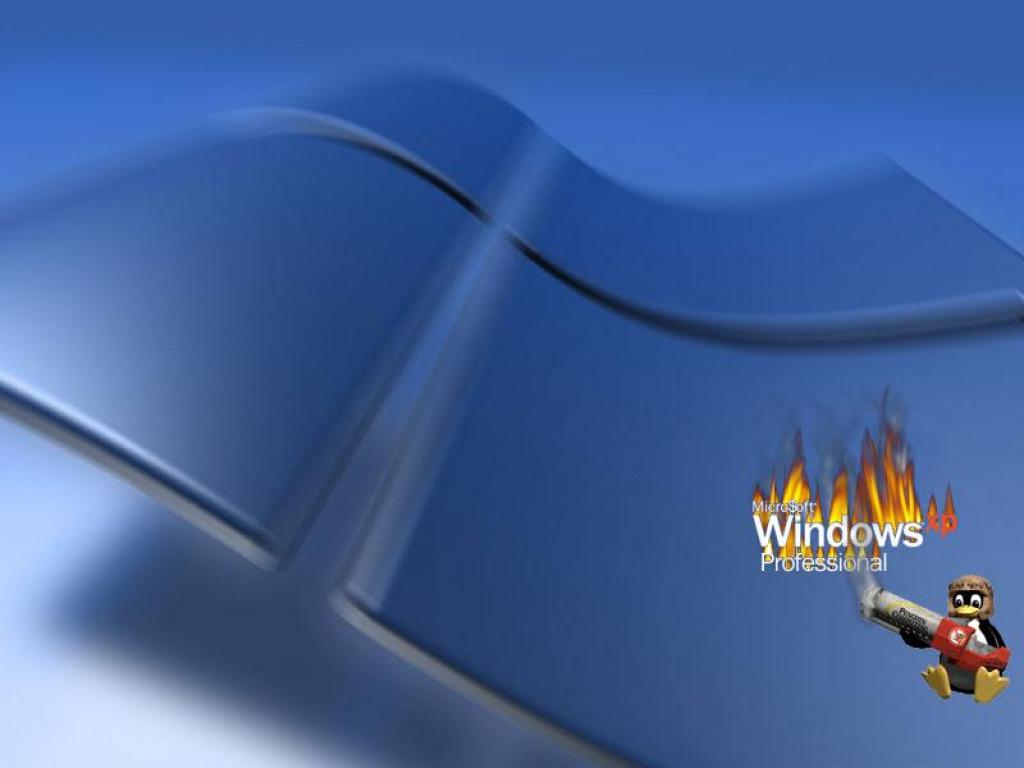 Linux Vs Windows Wallpaper HD