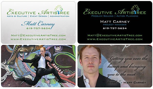 Executive Business Cards Samples