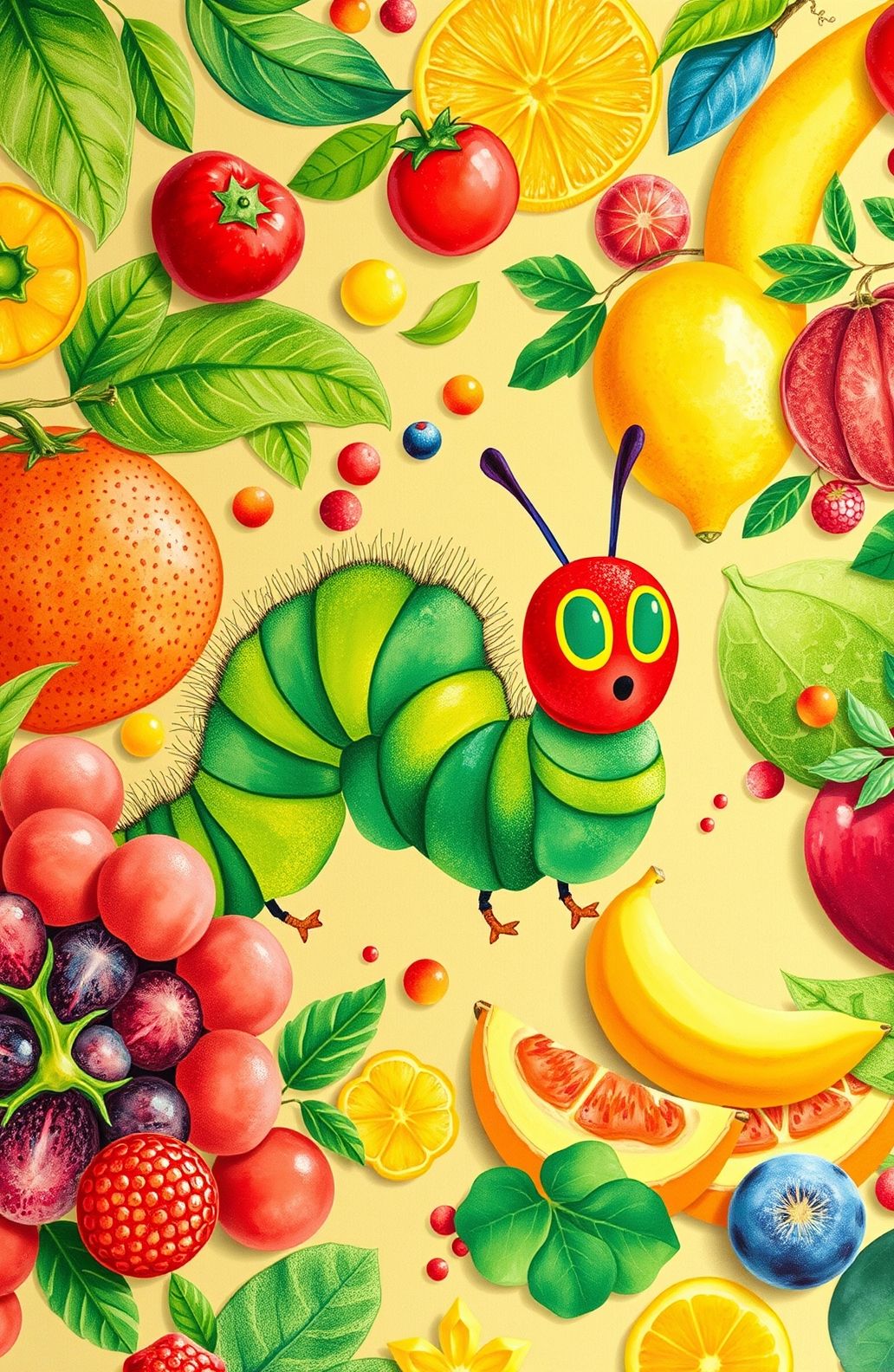 The Very Hungry Caterpillar Wallpaper