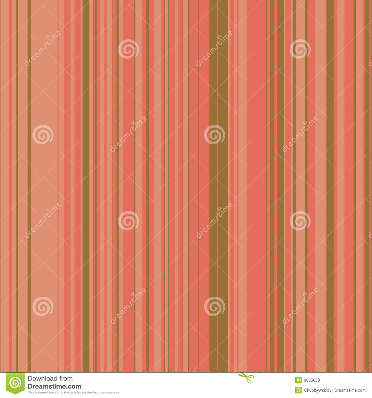 Salmon Color Wallpaper Striped In