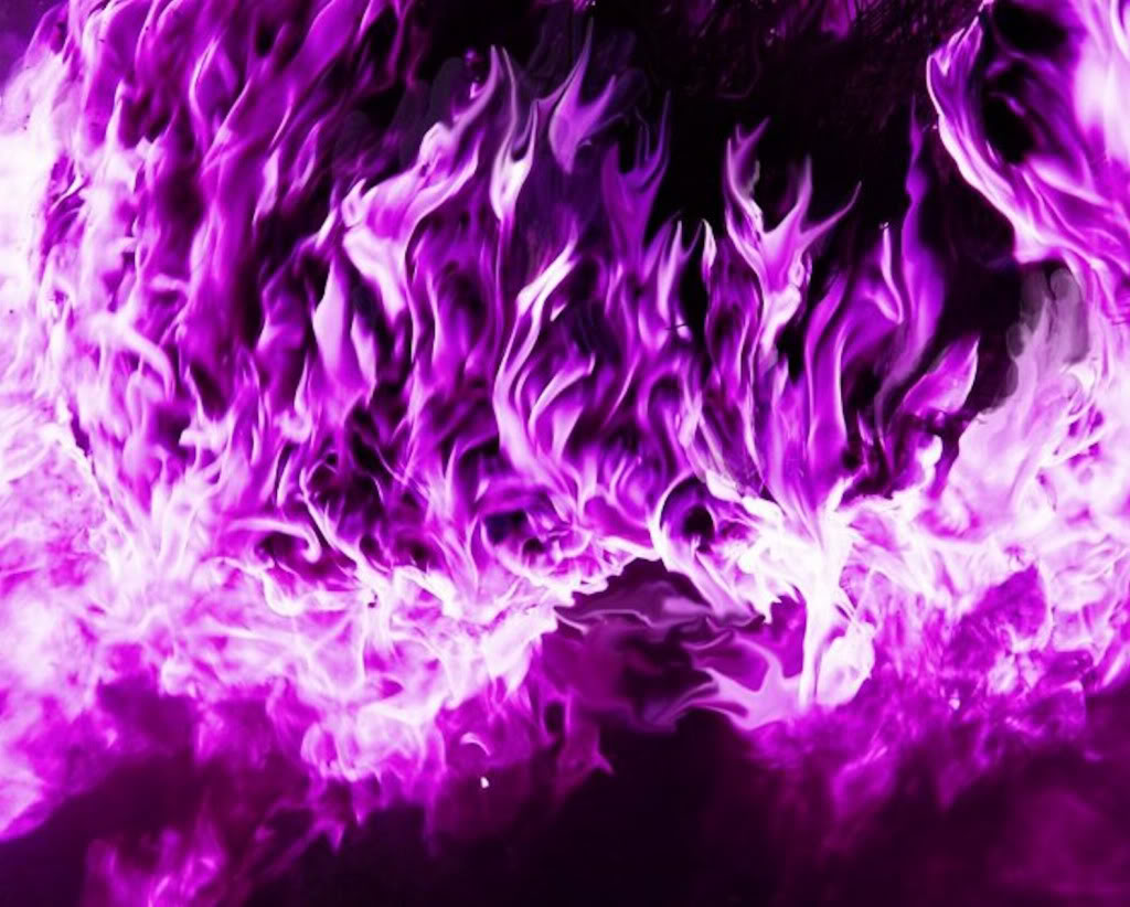 Purple Flames Background