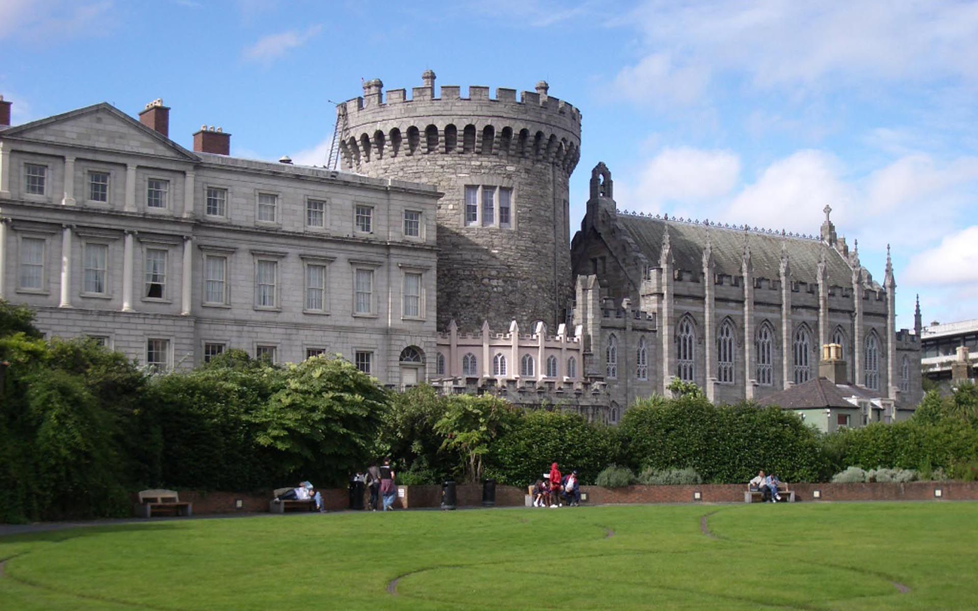 Castles in ireland Dublin castle Dublin ireland