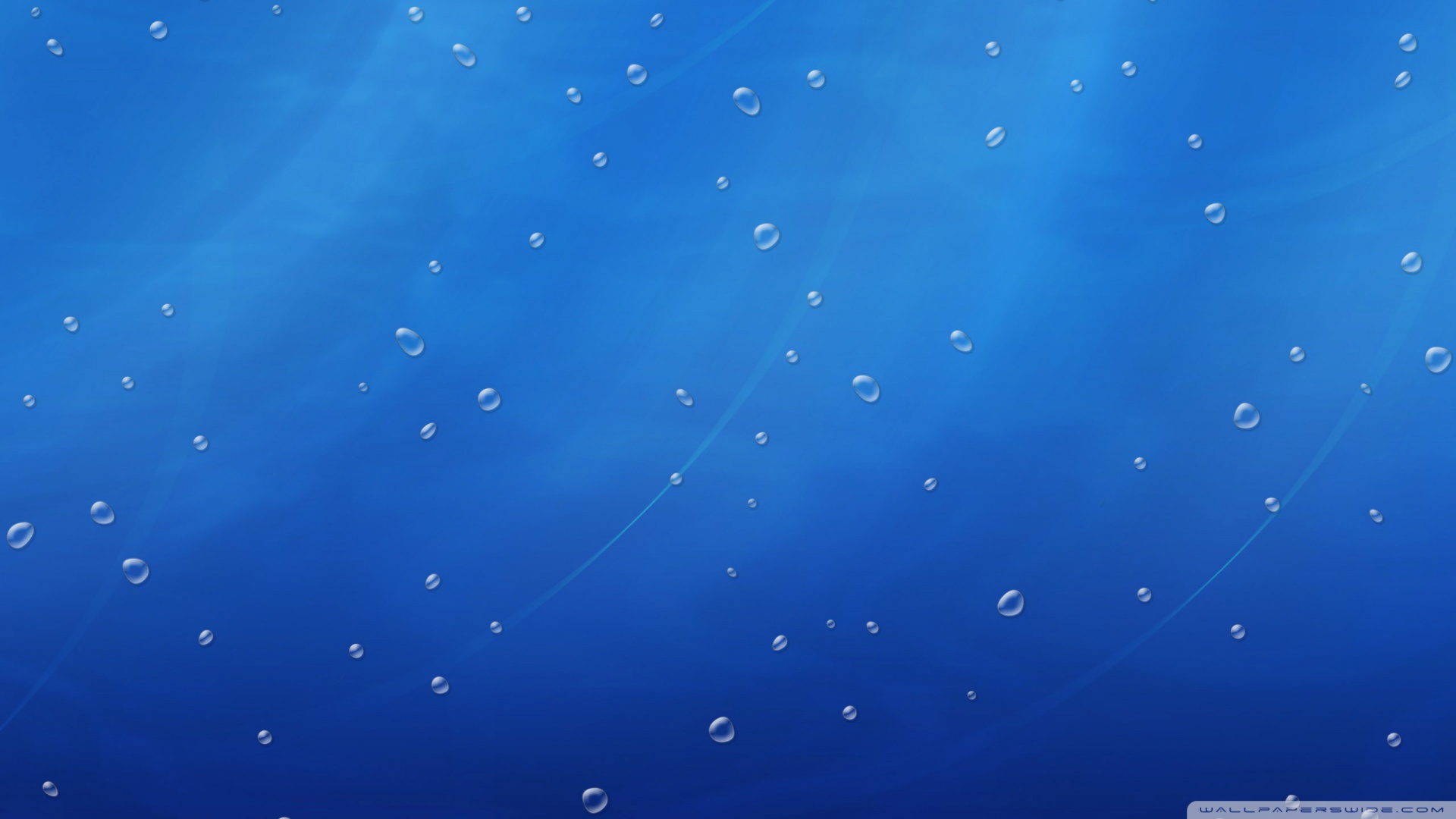 Dark Blue Background With Bubbles Wallpaper