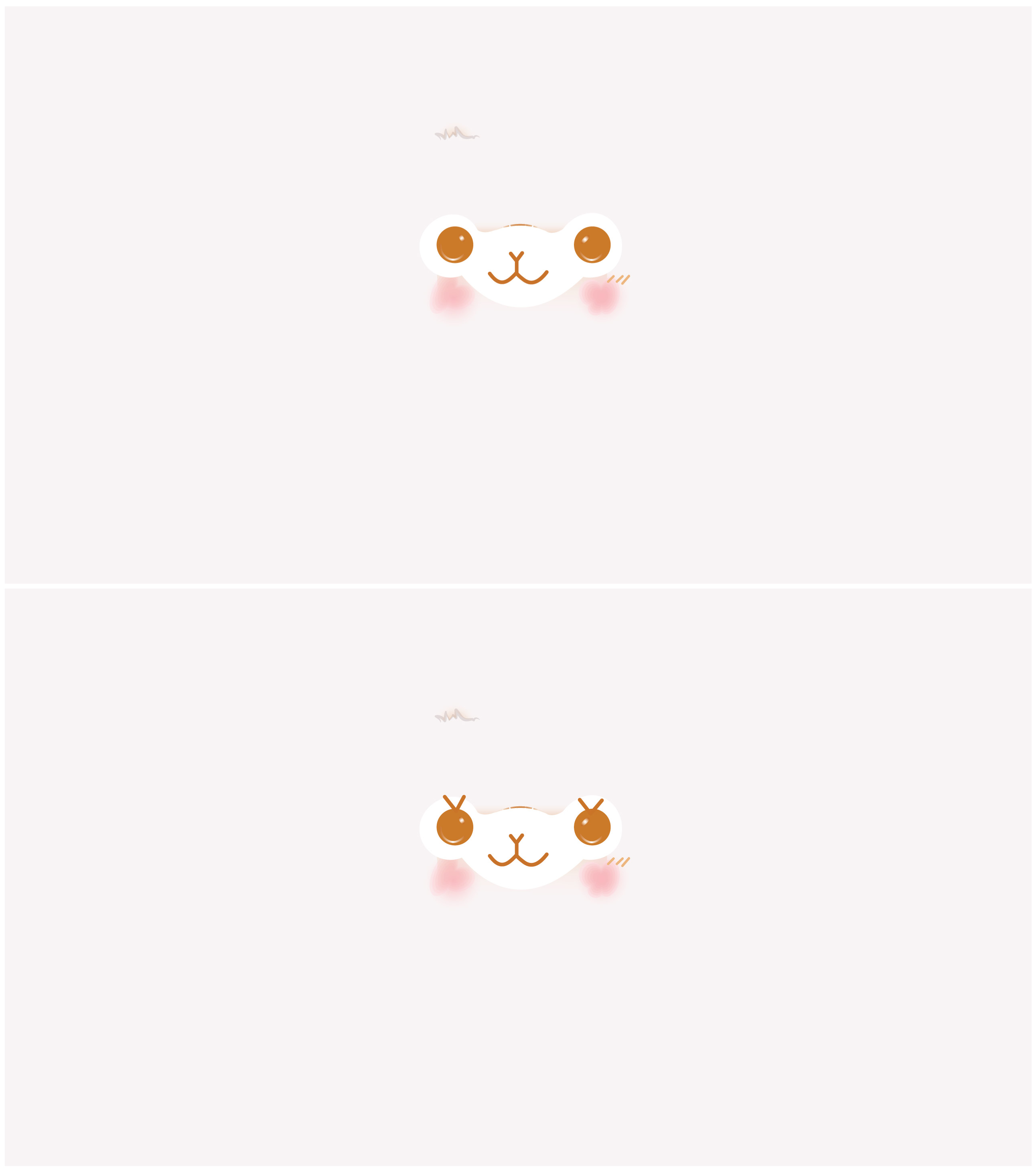 Alpacasso Facial Desktop Wallpaper Macaron White By Jellysfancy