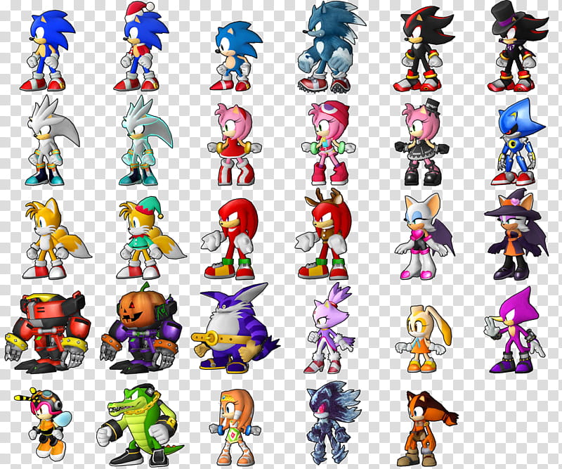 Sonic Runners Character Roster The Hedgehog Transparent