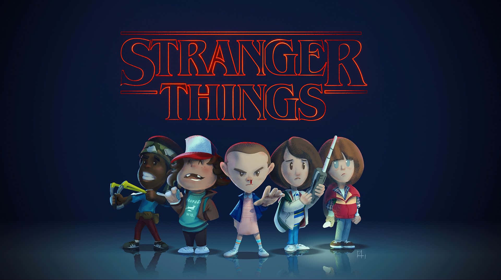 Stranger Things Aesthetic Desktop Wallpaper