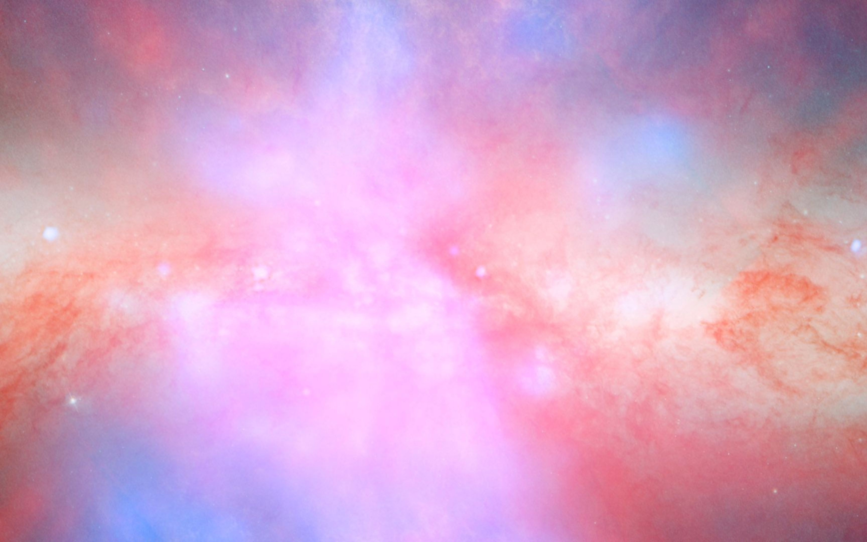 Blush Pink Nebula Mac Wallpaper