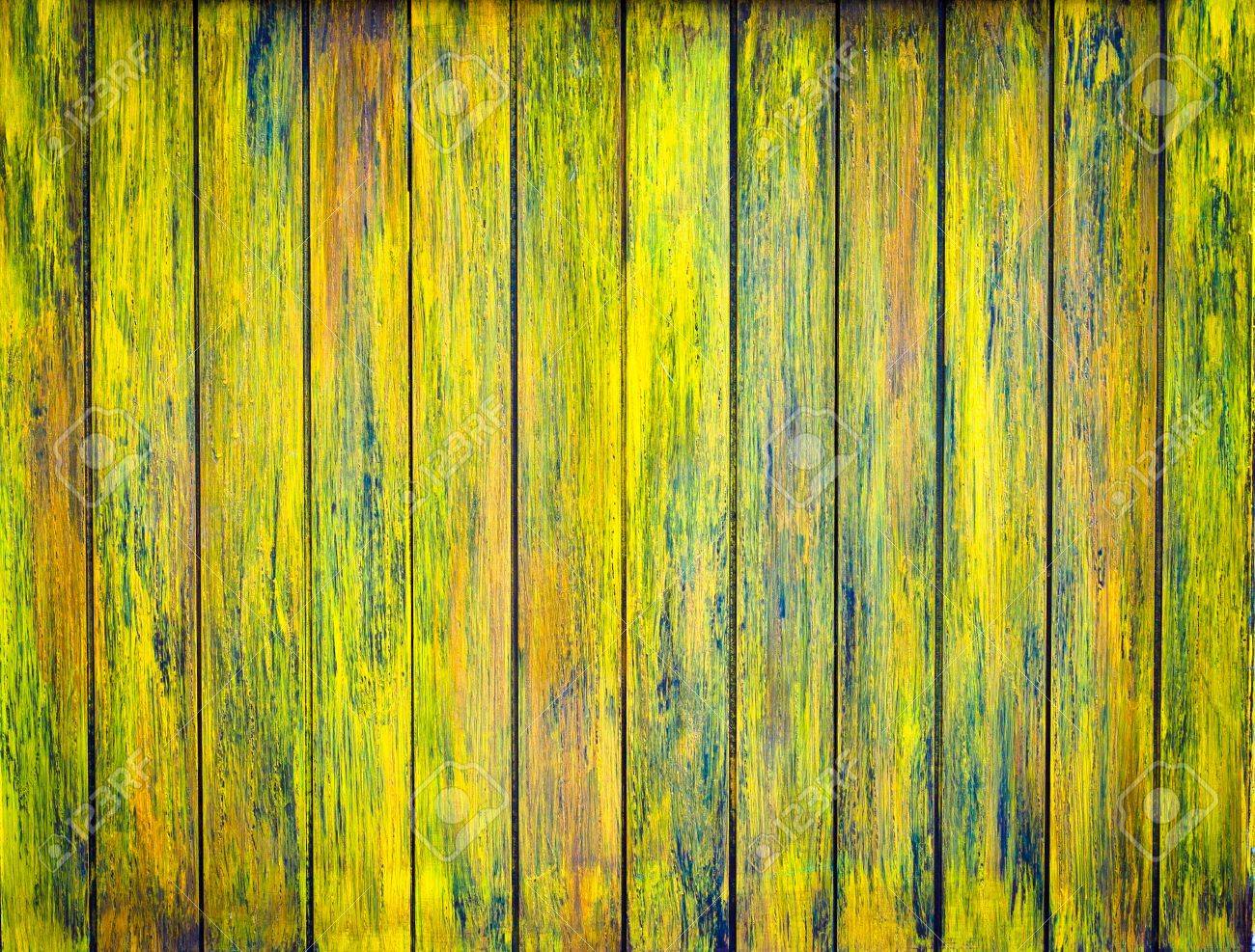 A Striking Multi Colored Wooden Fence Background Image Stock Photo