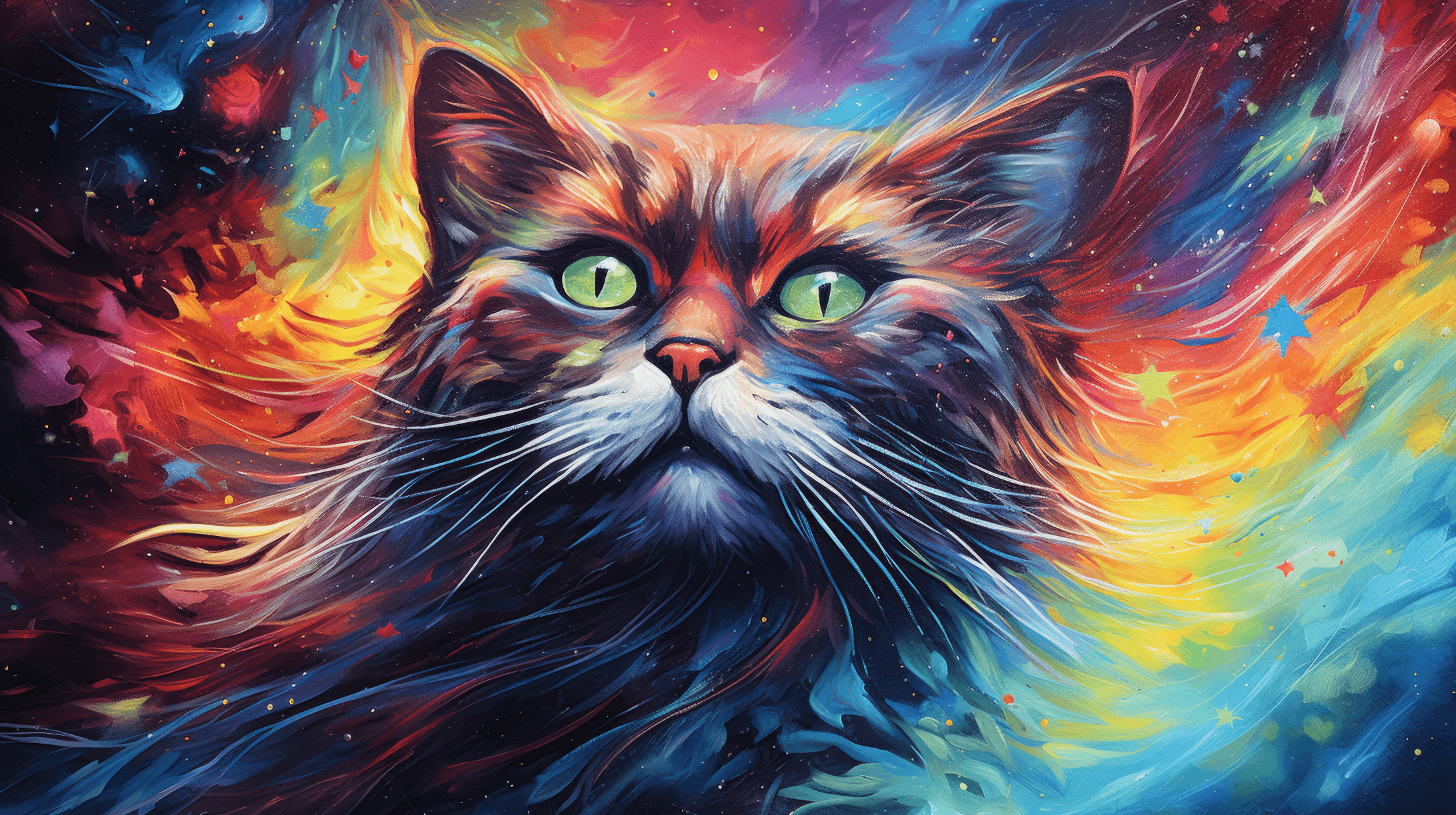  Free Download Cat Art Wallpaper By richardglover WallpaperSafari