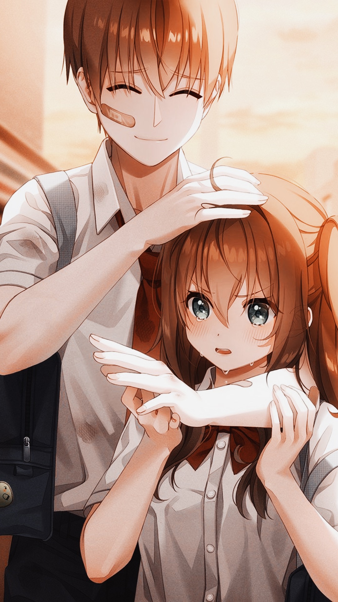 Anime Couple Summer Wallpaper
