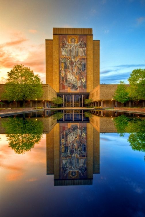 ToucHDown Jesus Notre Dame I Love The Lighting