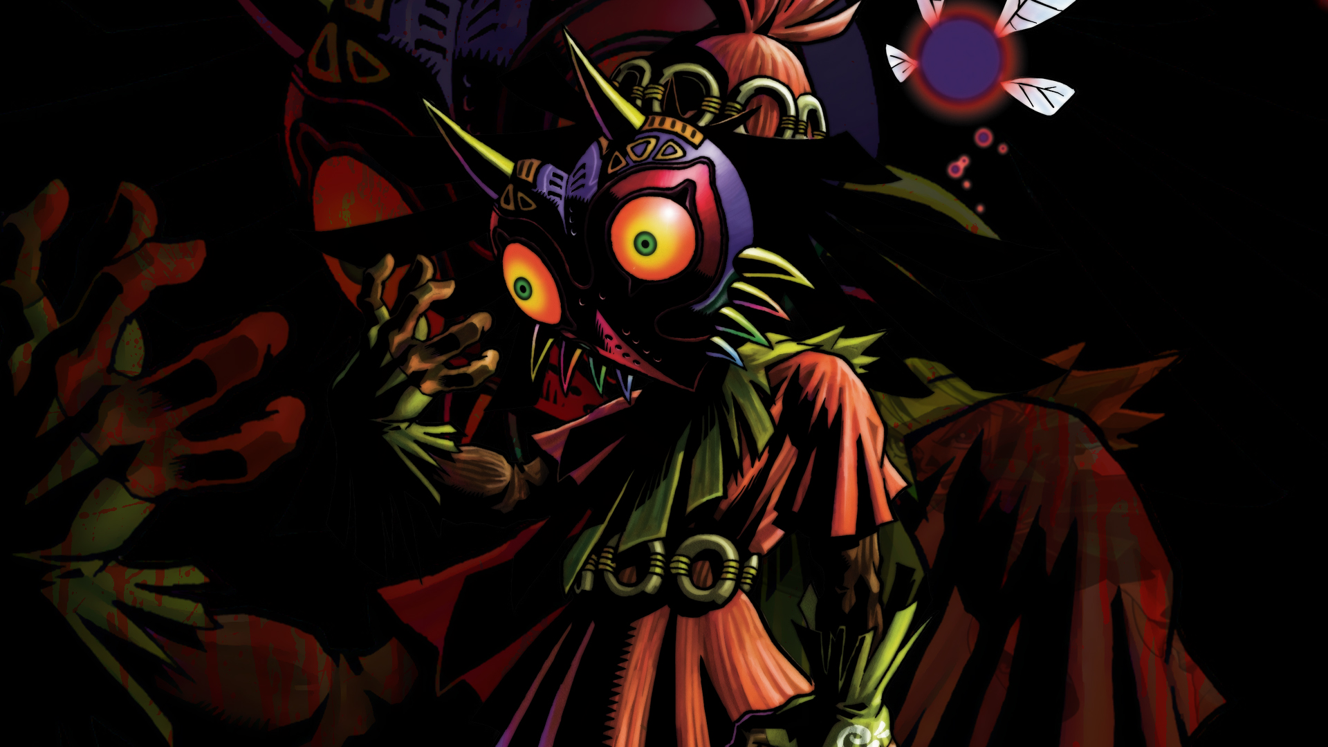 Fairy And Skull Kid Background For Majora S Mask