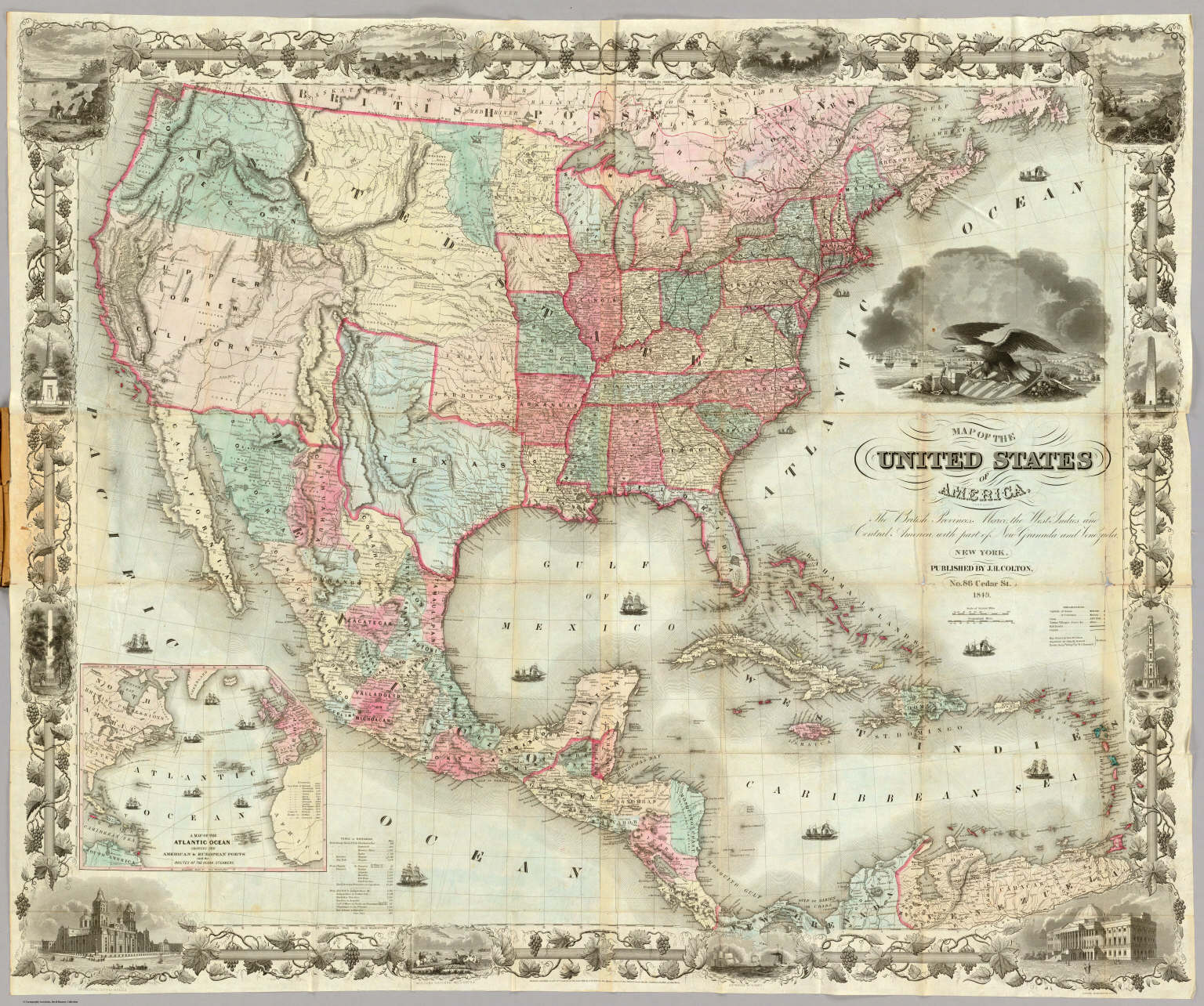 Map American Blind And Wallpaper United States Canada
