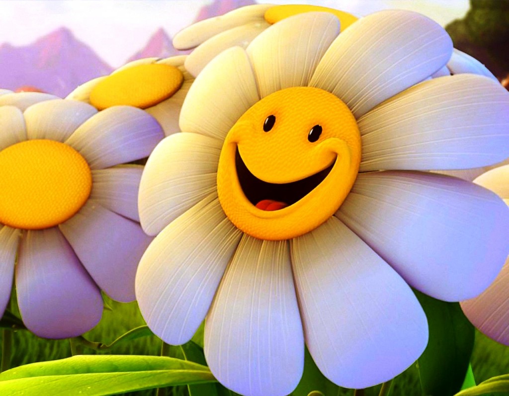 Cute Background For Kids Smile Flowers Wallpaper Full HD