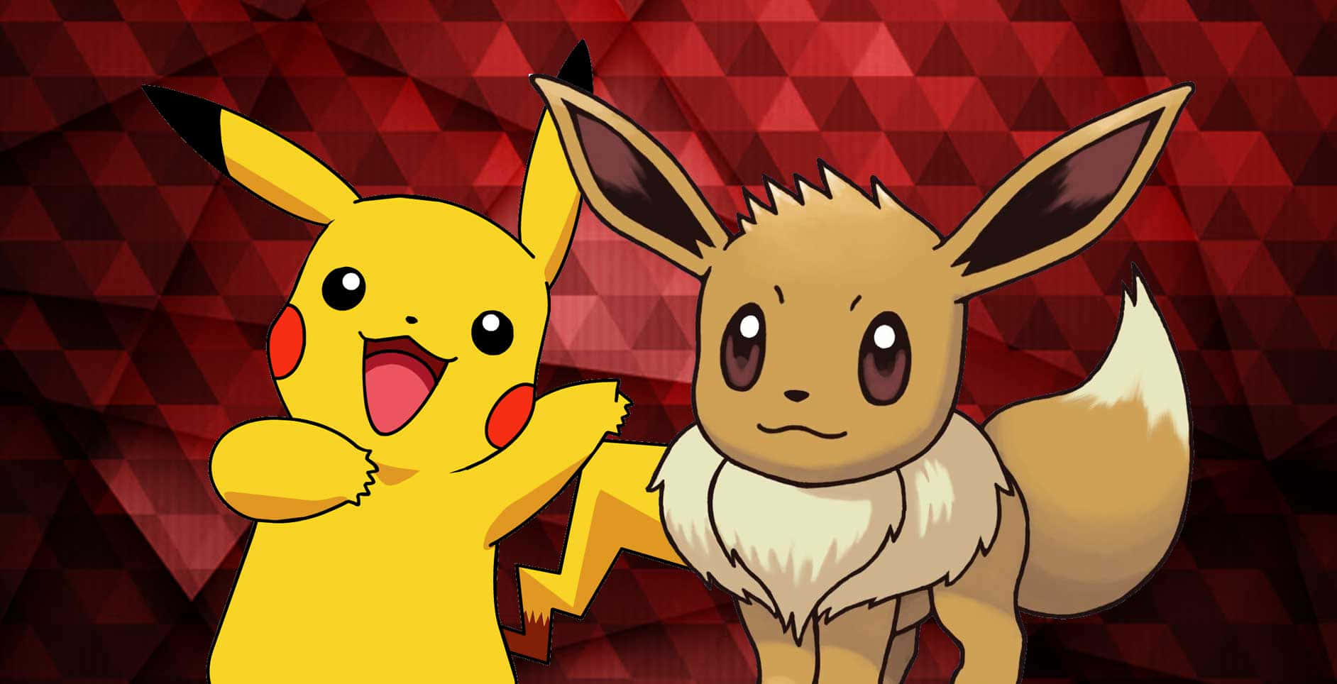 Cute Pikachu And Eevee Wallpaper