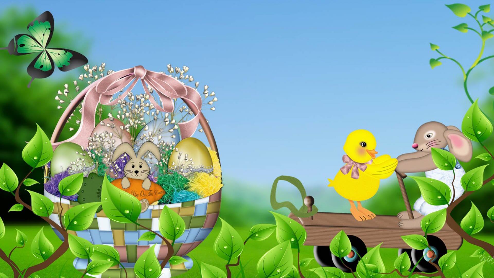 Animated Easter Wallpaper Which Is Under The