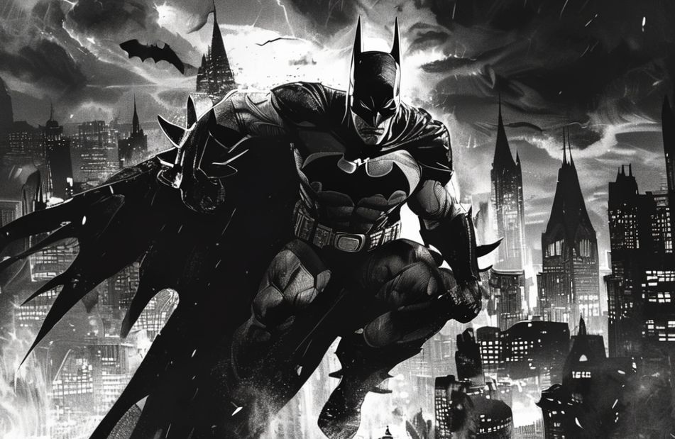 Black And White Batman Wallpaper