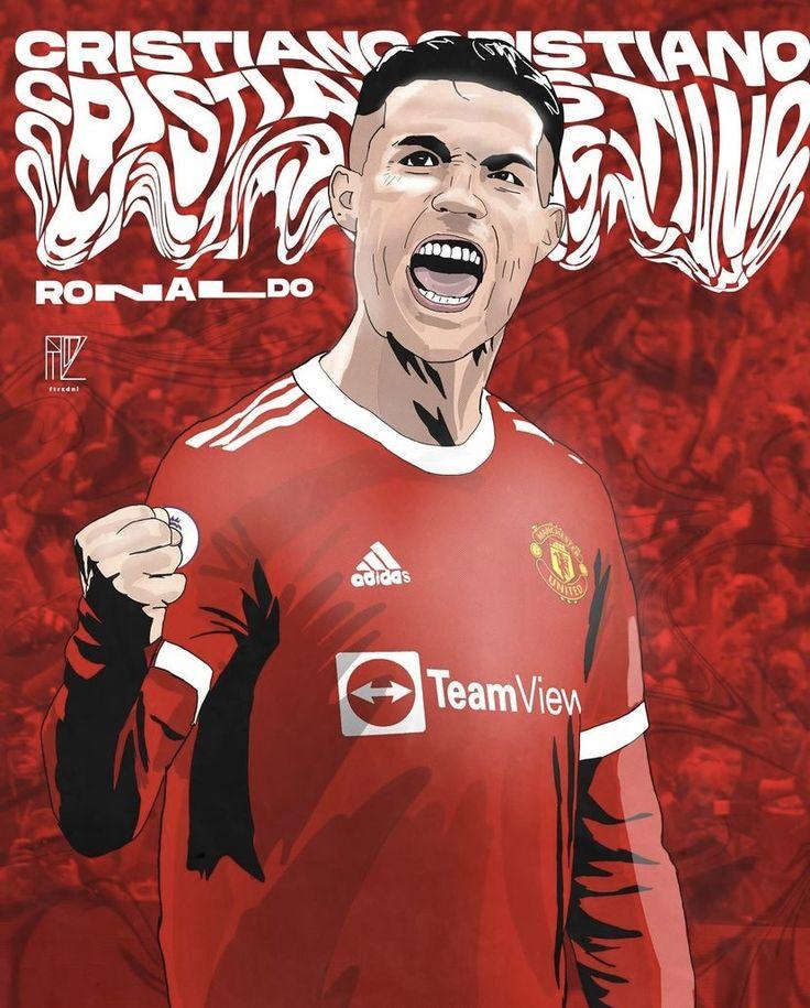 Alexis On Manchester Utd Illustration Cristiano Ronaldo