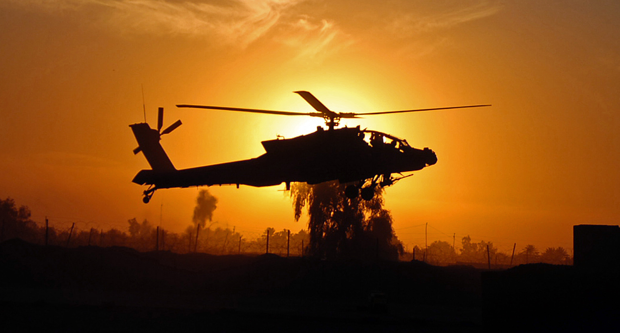 Apache Helicopter Wallpaper Ah 64 apache wallpapers 2400x1290