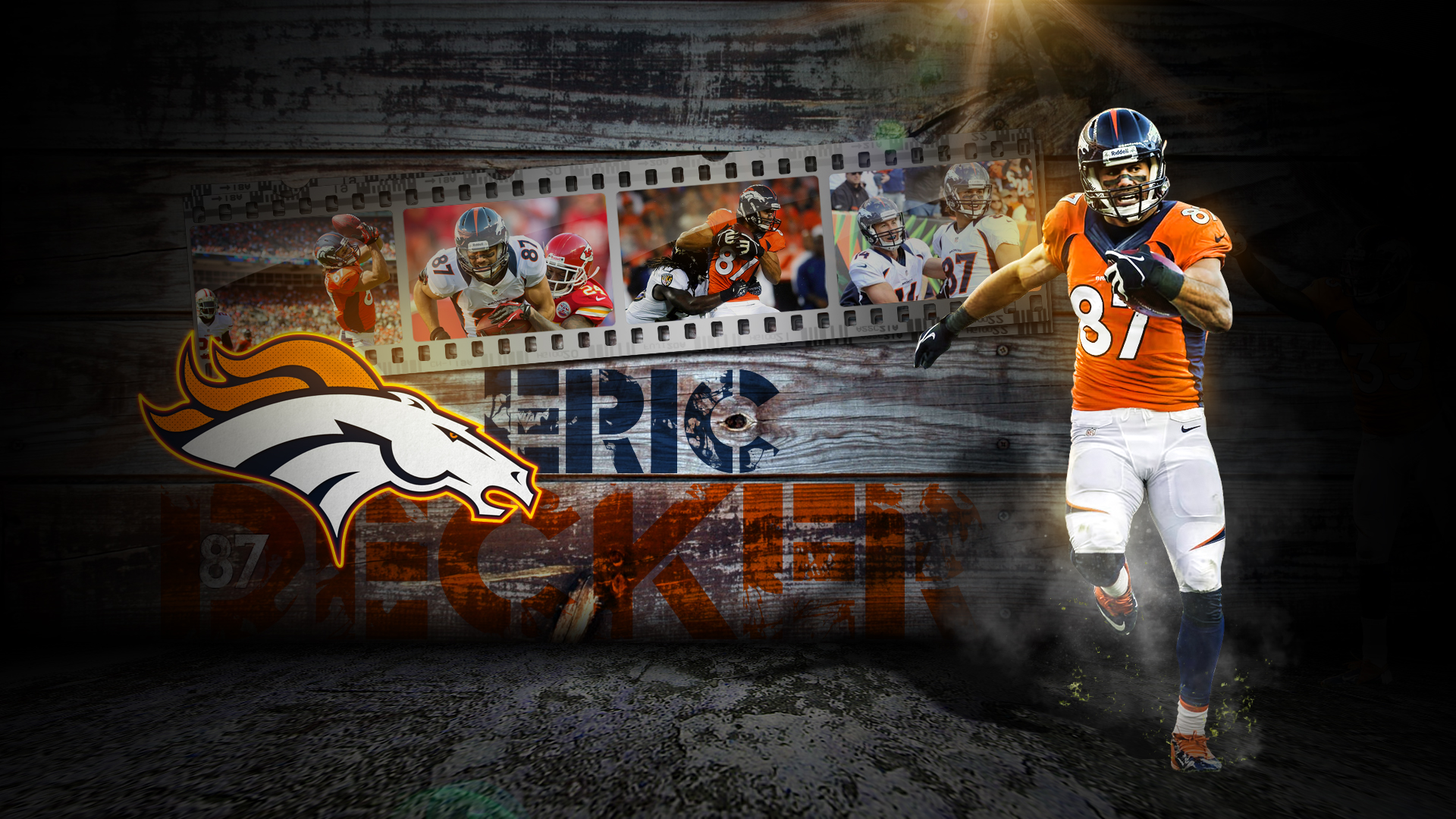 Broncos Offense Peyton Manning Eric Decker Demaryius Thomas Wes