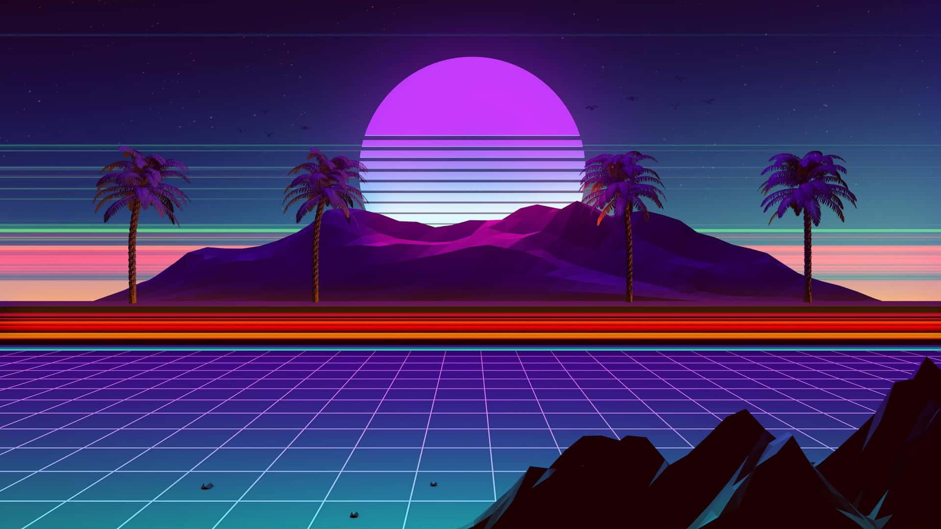 Download Take a moment to appreciate the endless beauty of a Retro