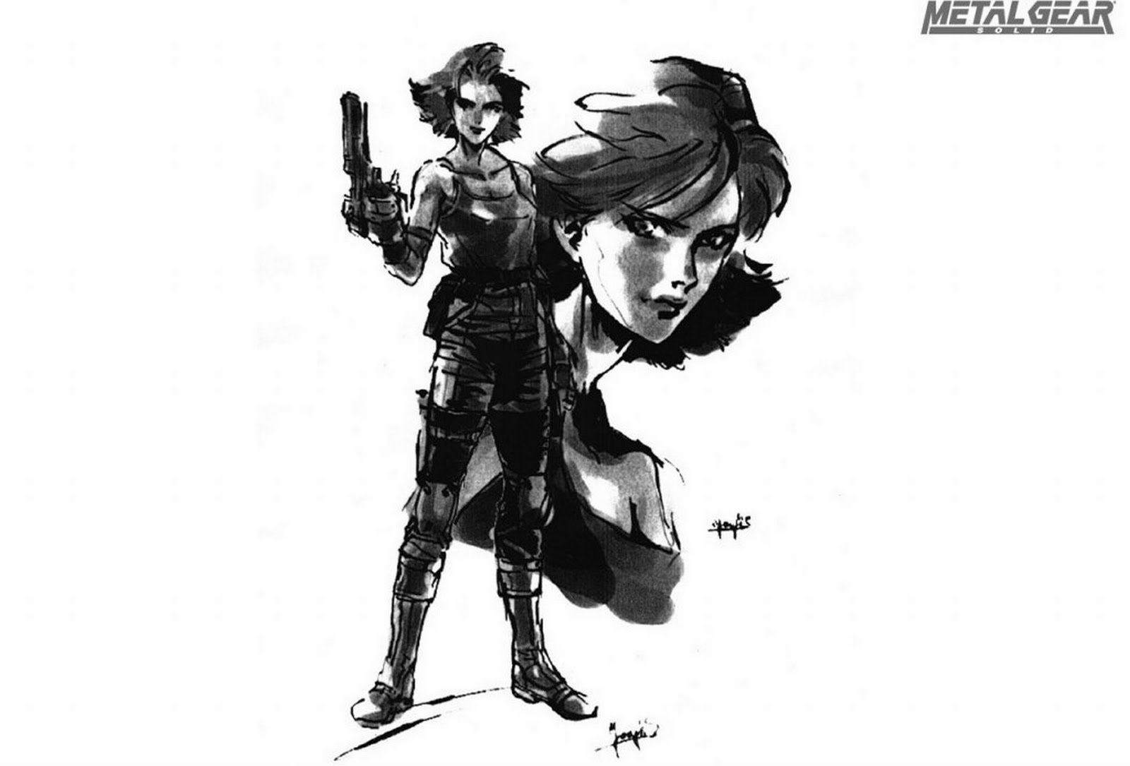 Metal Gear Solid Meryl Psycho Mantis Battle Ps1