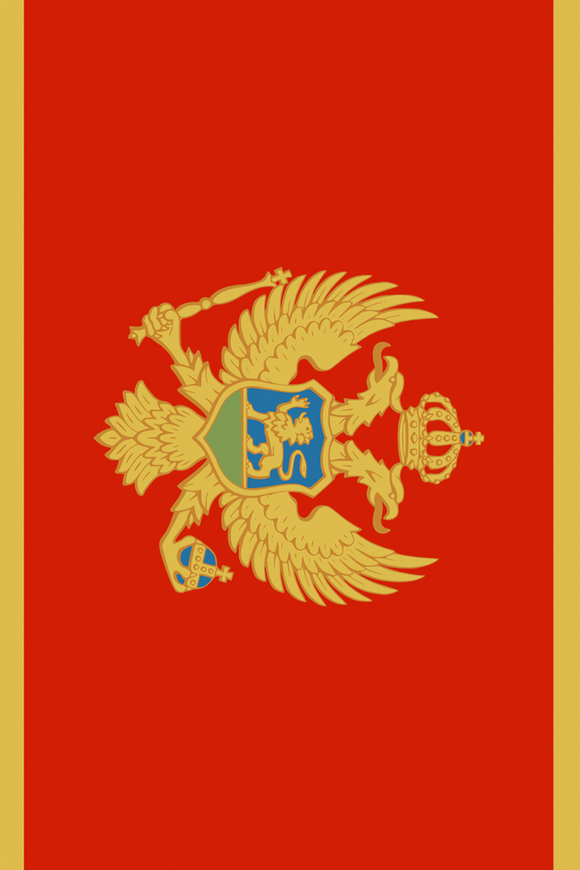Montenegro Flag iPhone Wallpaper HD