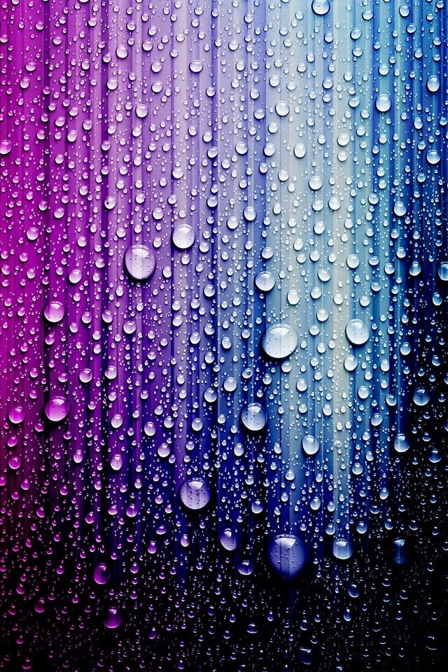 Background Waterdrop Colors Raindrop Phones Wallpaper Rain Drop