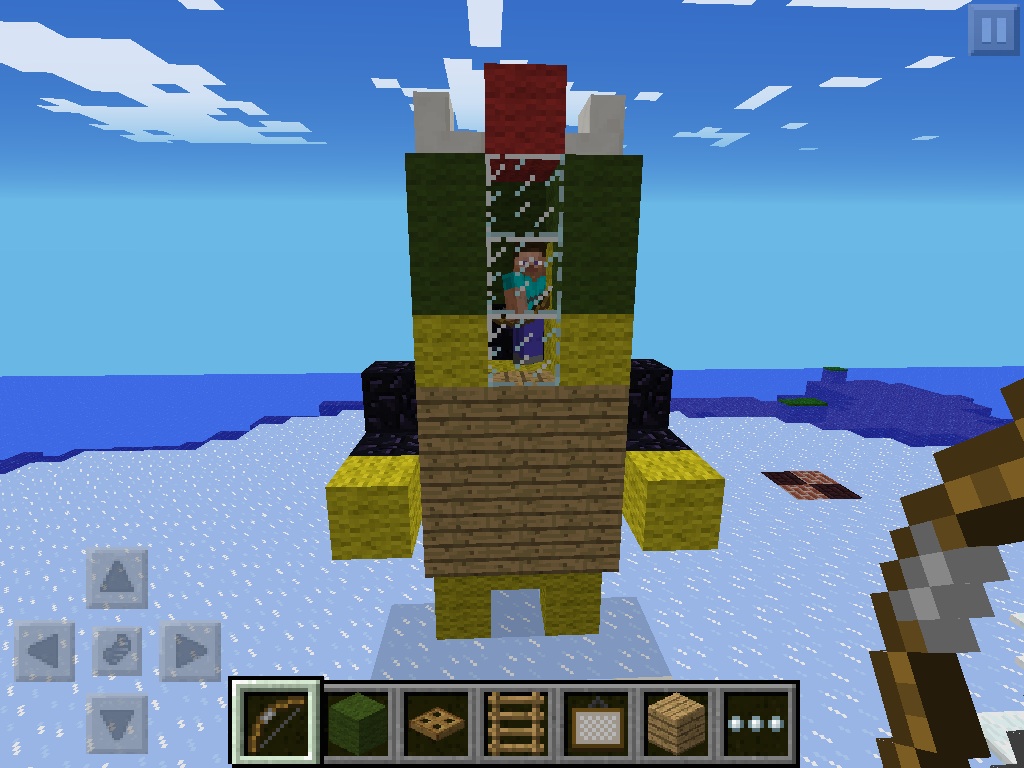 Minecraft Pe My Brother And His Mecha Bowser By Nightwatchercreep On
