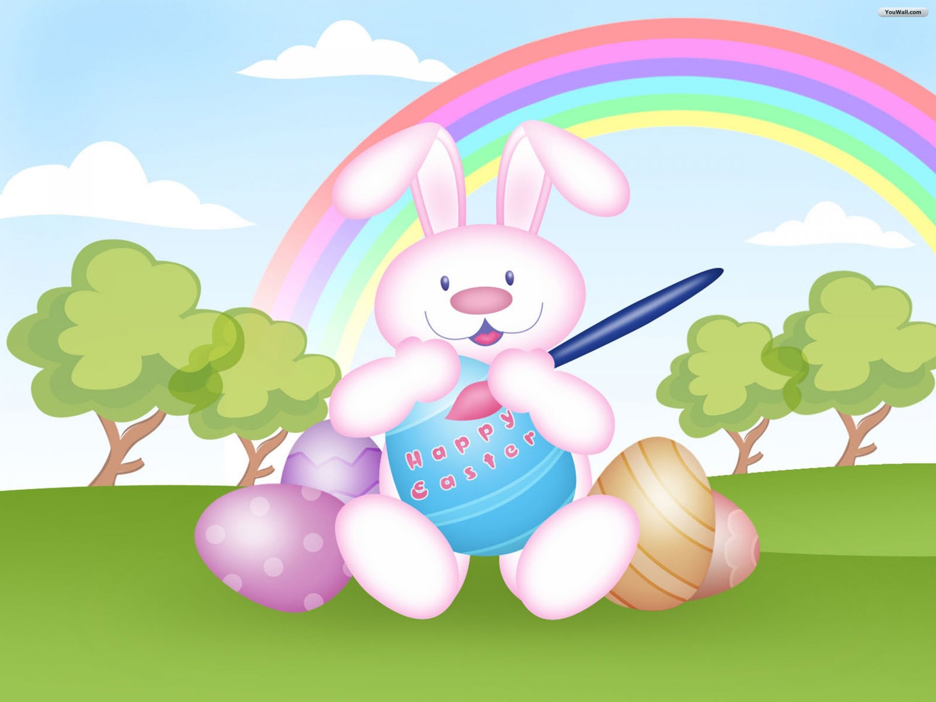 Wallpaper Holiday Easter Happy Wishing Html