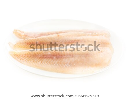 Fillets Pollock Isolated On White Background Stock Photo Edit Now