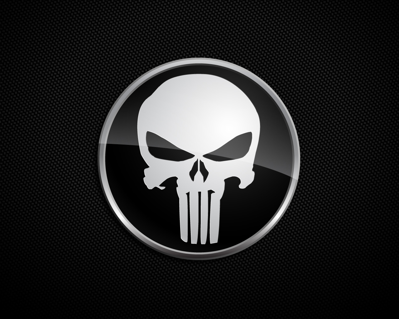 The Punisher Skull Logo HD Wallpaper In