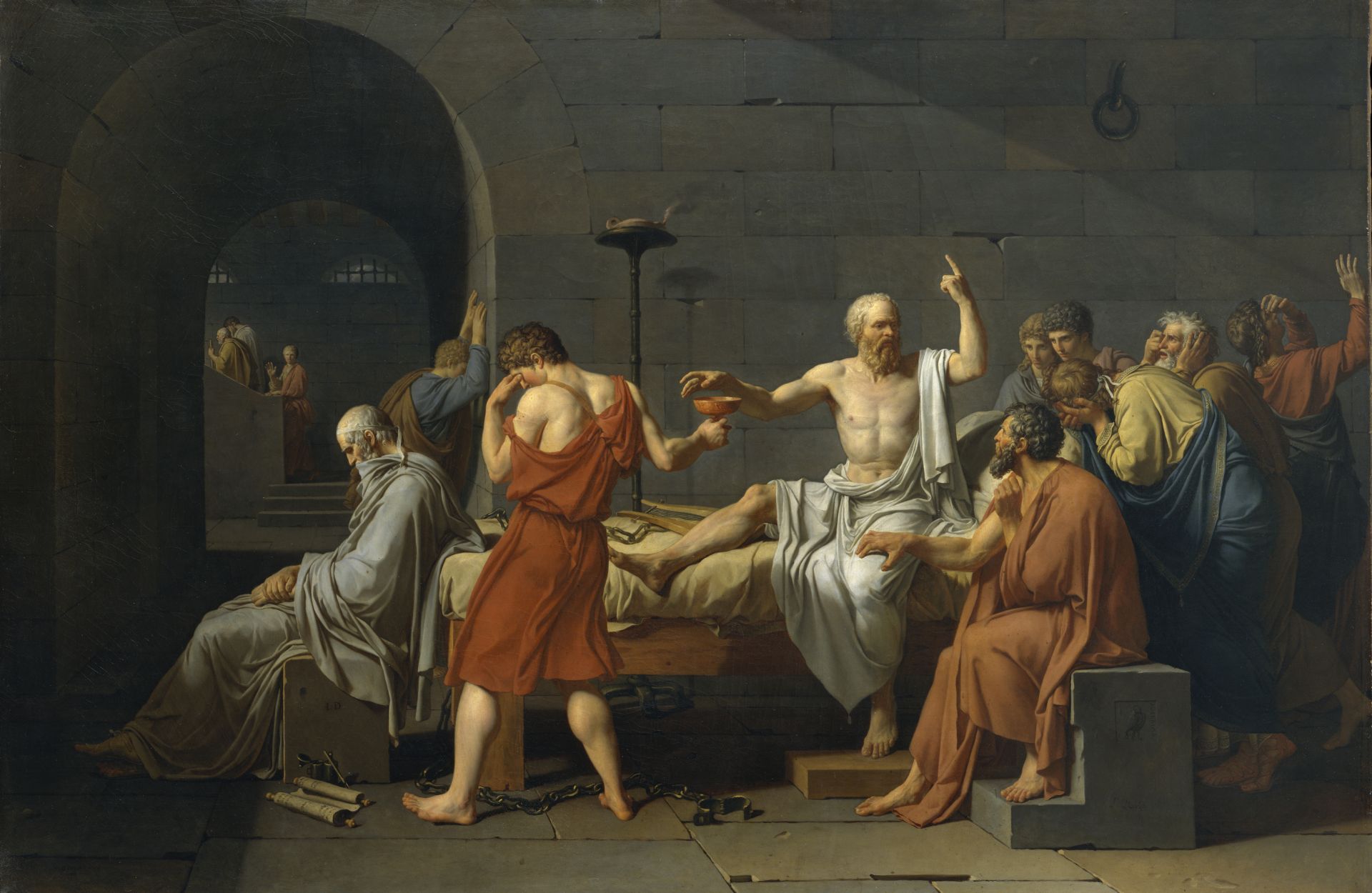The Death Of Socrates HD Wallpaper Background Image